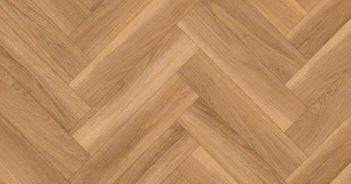 Honey Oak in Large Parquet: Amtico LVT Design flooring
